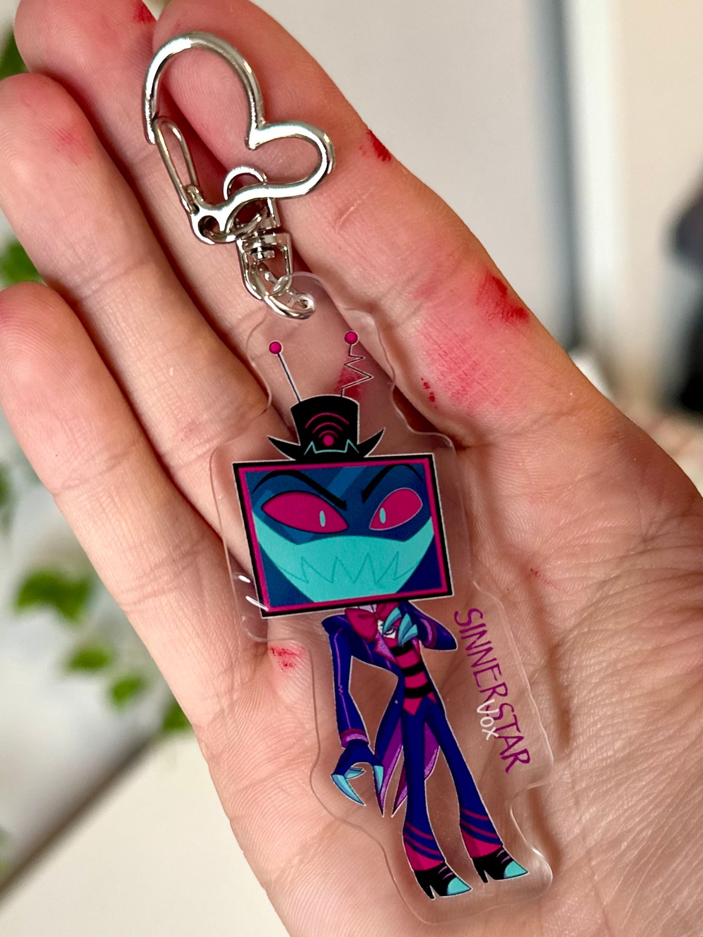 Hazbin Hotel Pride Keychains