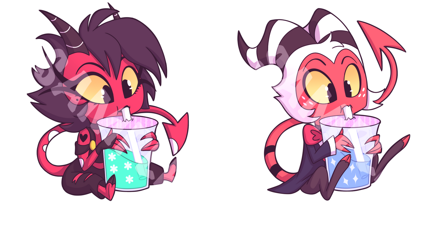 Milk Tea Hellaverse Keychains