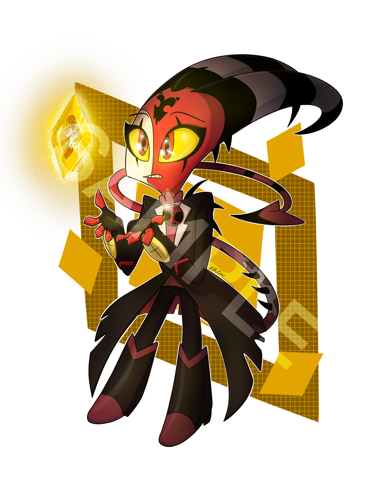 Asmodean Crystal Blitz Keyring