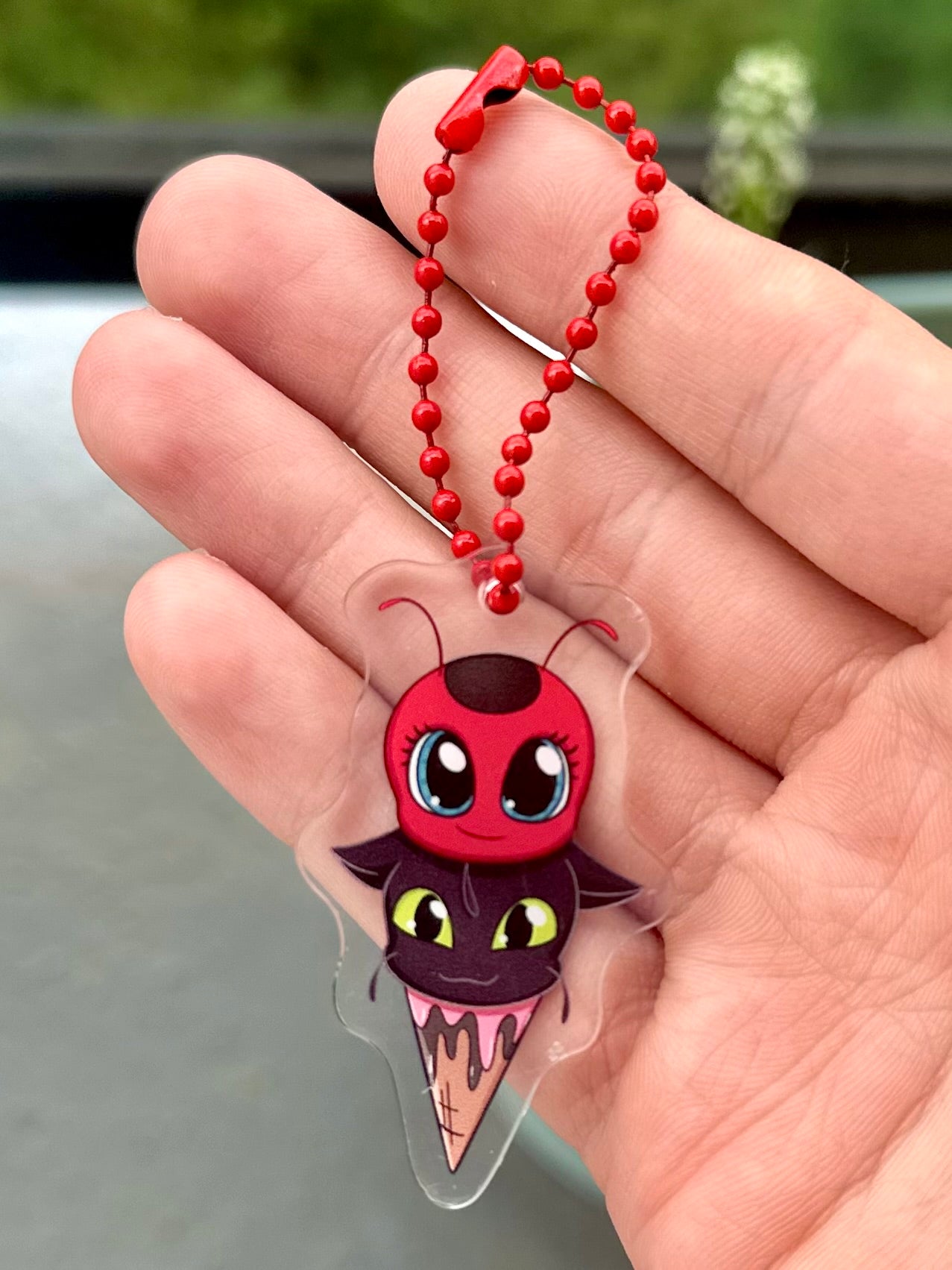 Tikki & Plagg Keychains