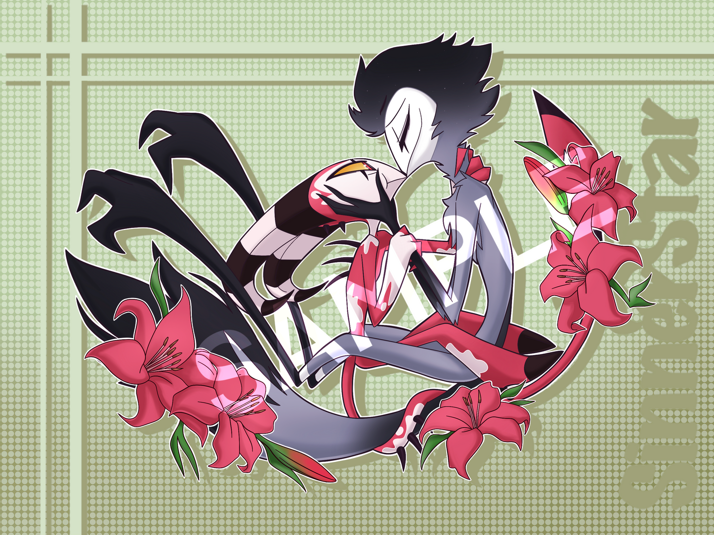 Stolitz Lilly Wreath Standee