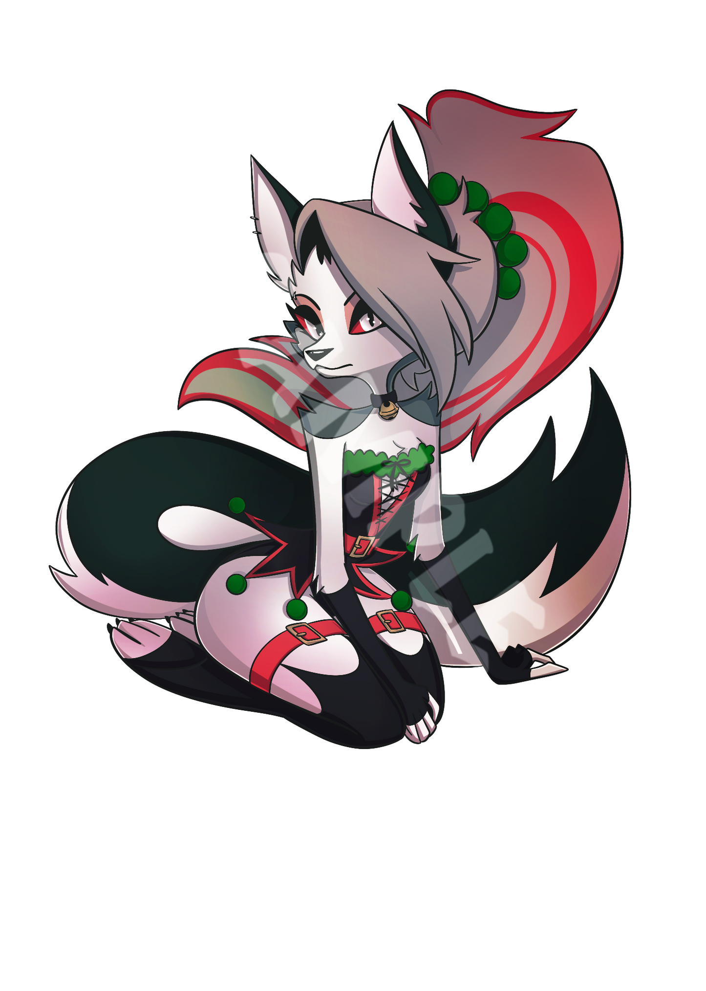 Loona Holiday Keychain