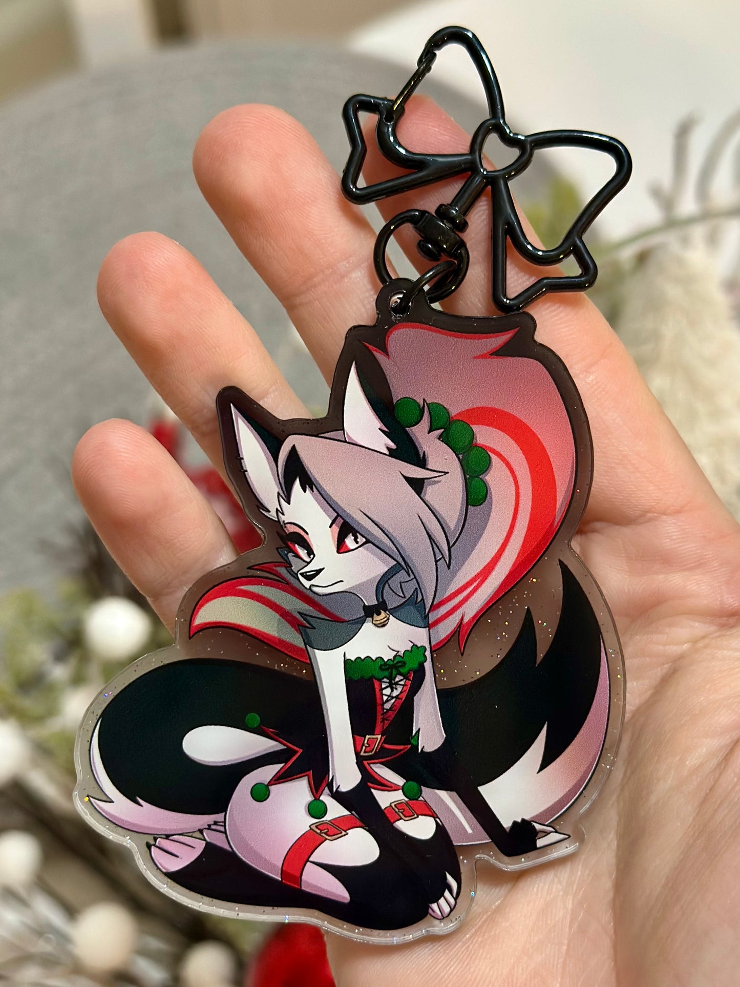 Loona Holiday Keychain