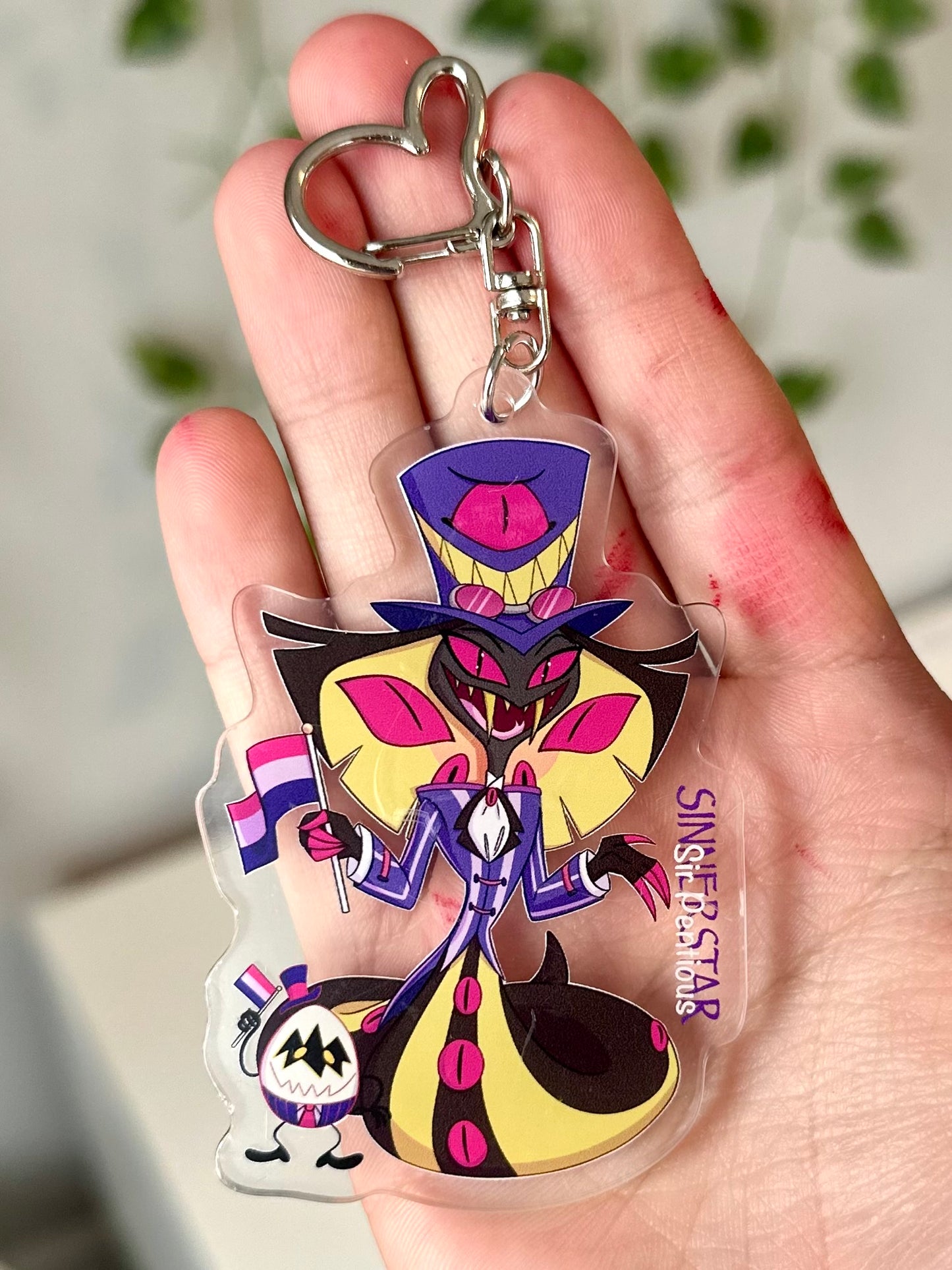 Hazbin Hotel Pride Keychains