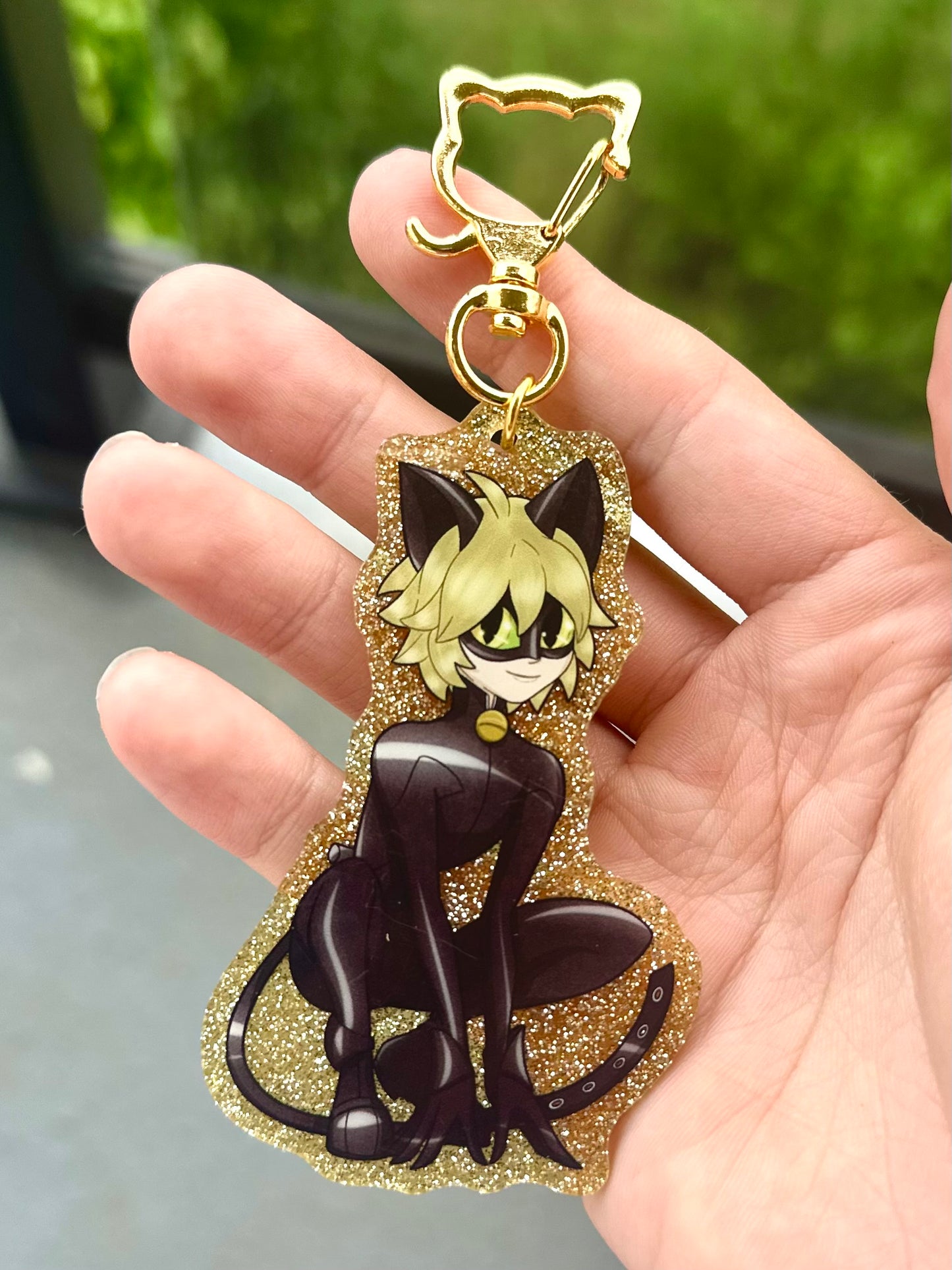 Miraculous Ladybug & Cat Noir Keychains