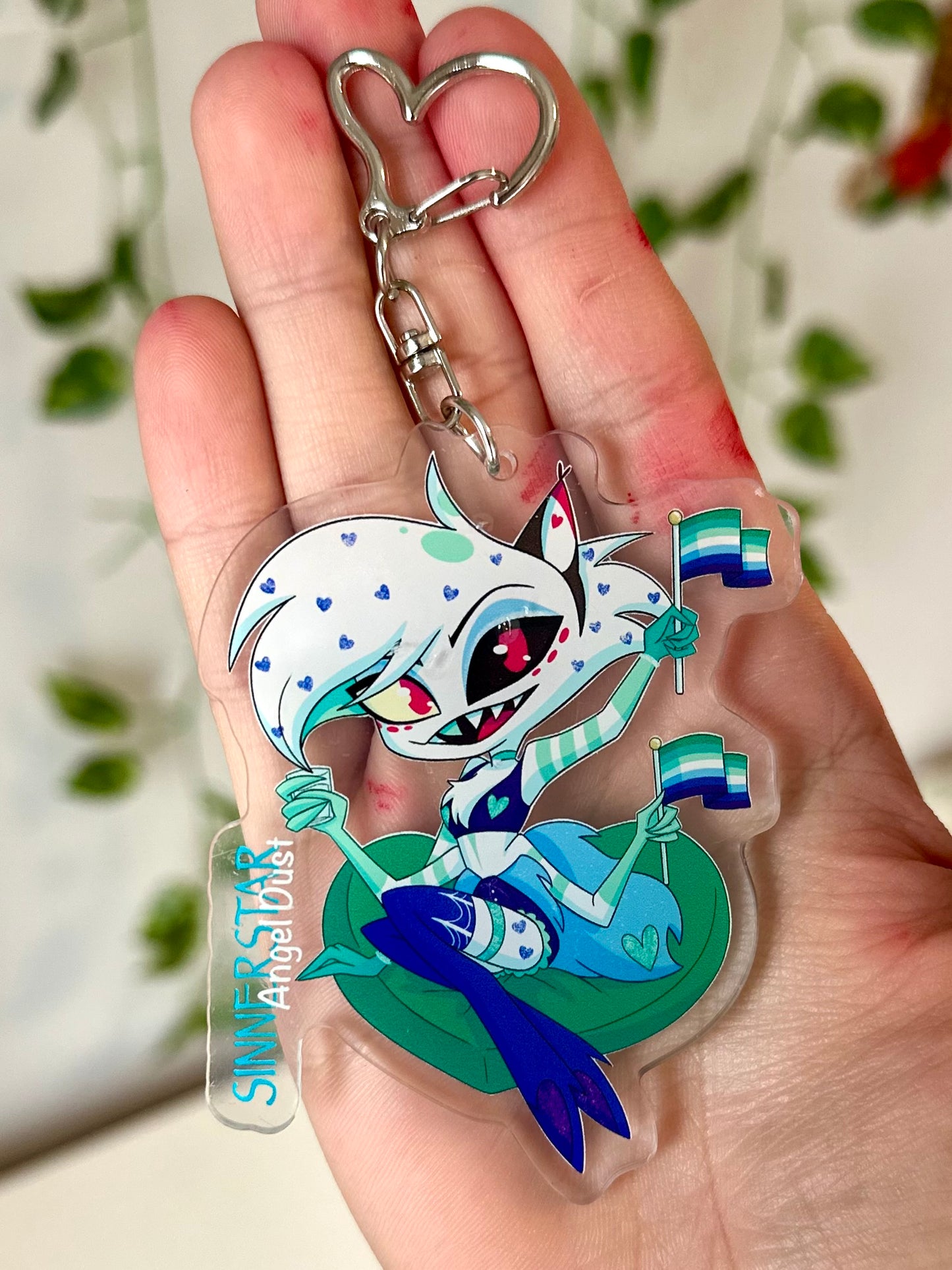 Hazbin Hotel Pride Keychains