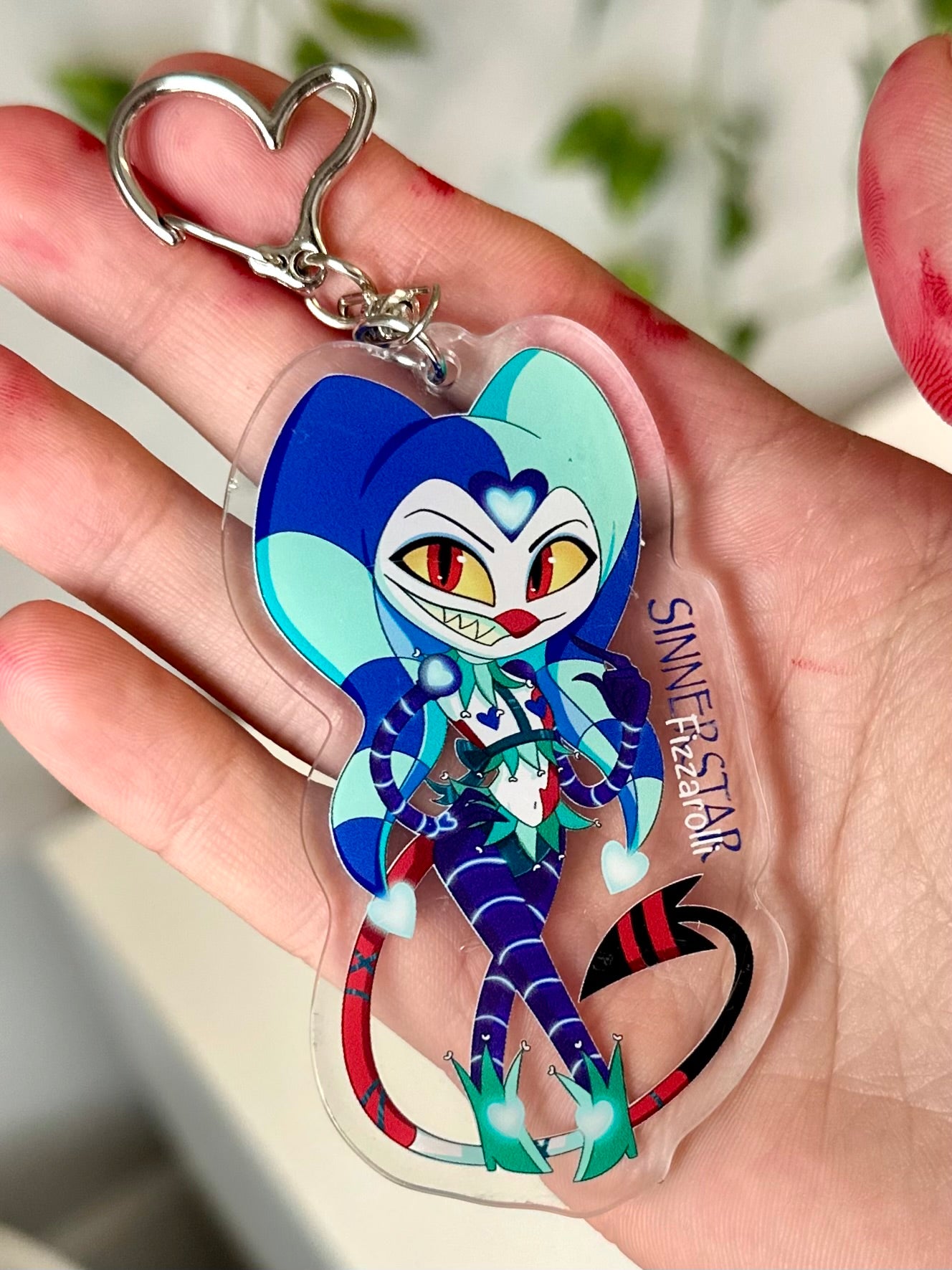 Helluva Boss Pride Keychain