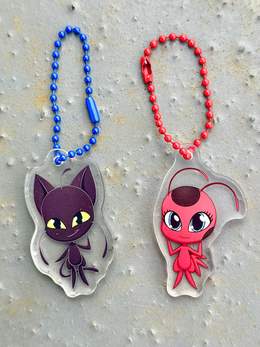 Tikki & Plagg Keychains