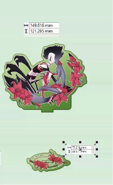 Stolitz Lilly Wreath Standee