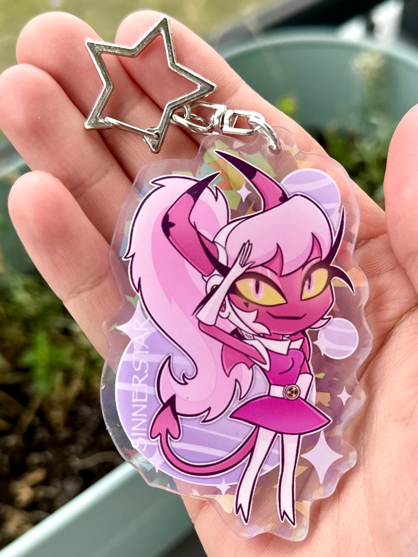 Verosika as Automic Betty Keychain