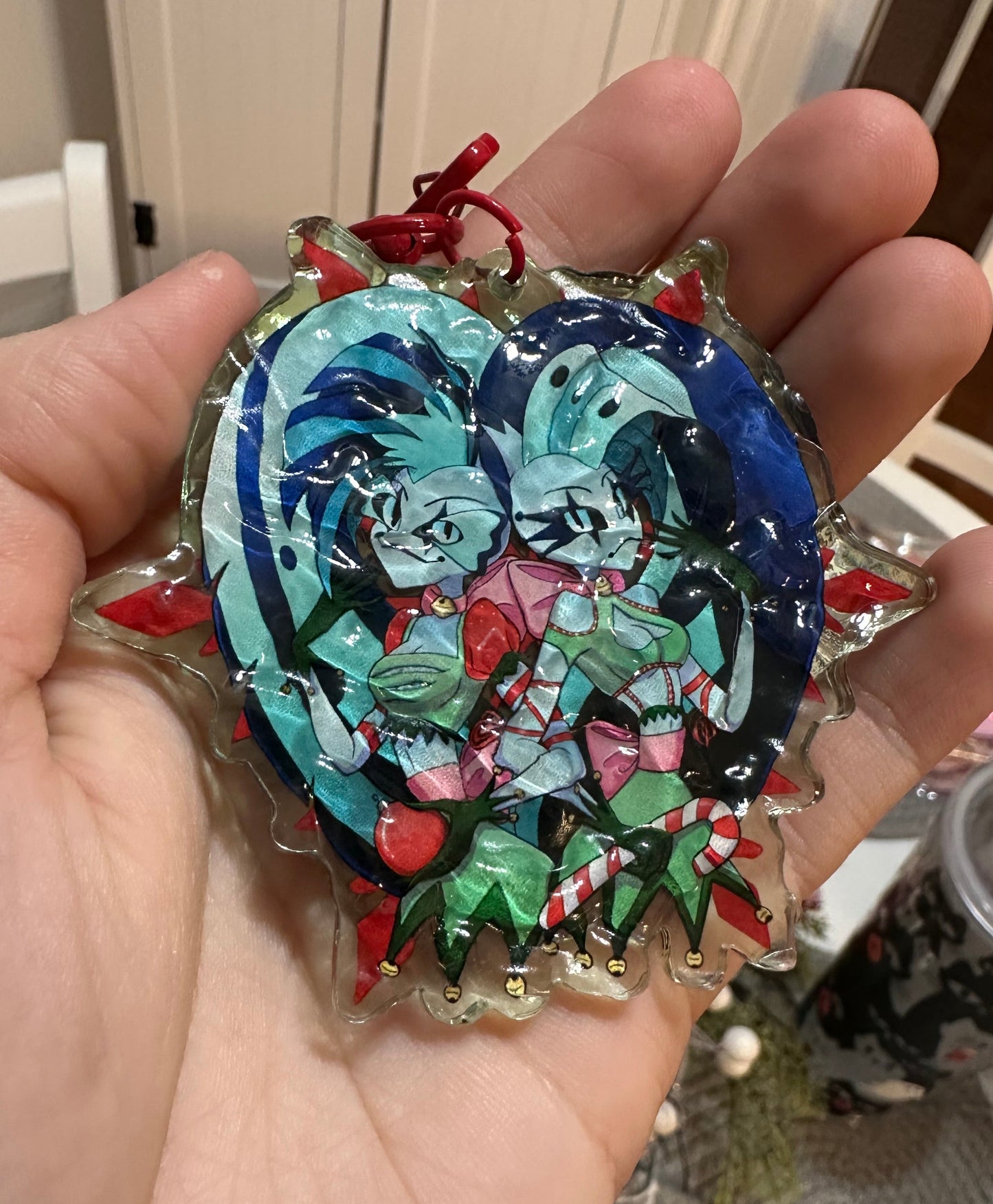 Glitz&Glam Holiday Keychain