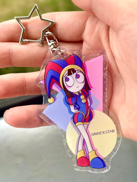 Pomni Keychain- Digital Circus