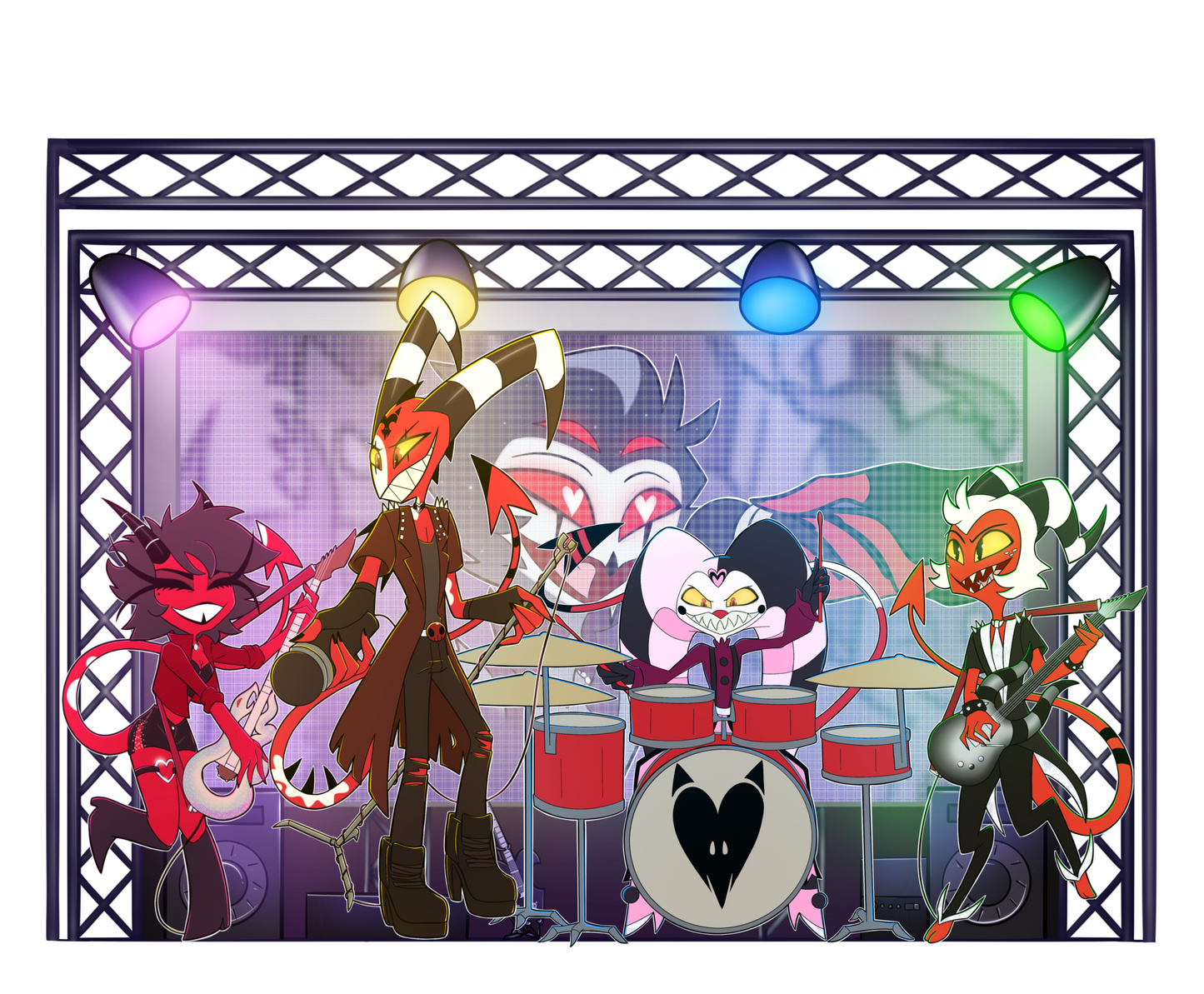 Rock Band AU Standee (NEW)