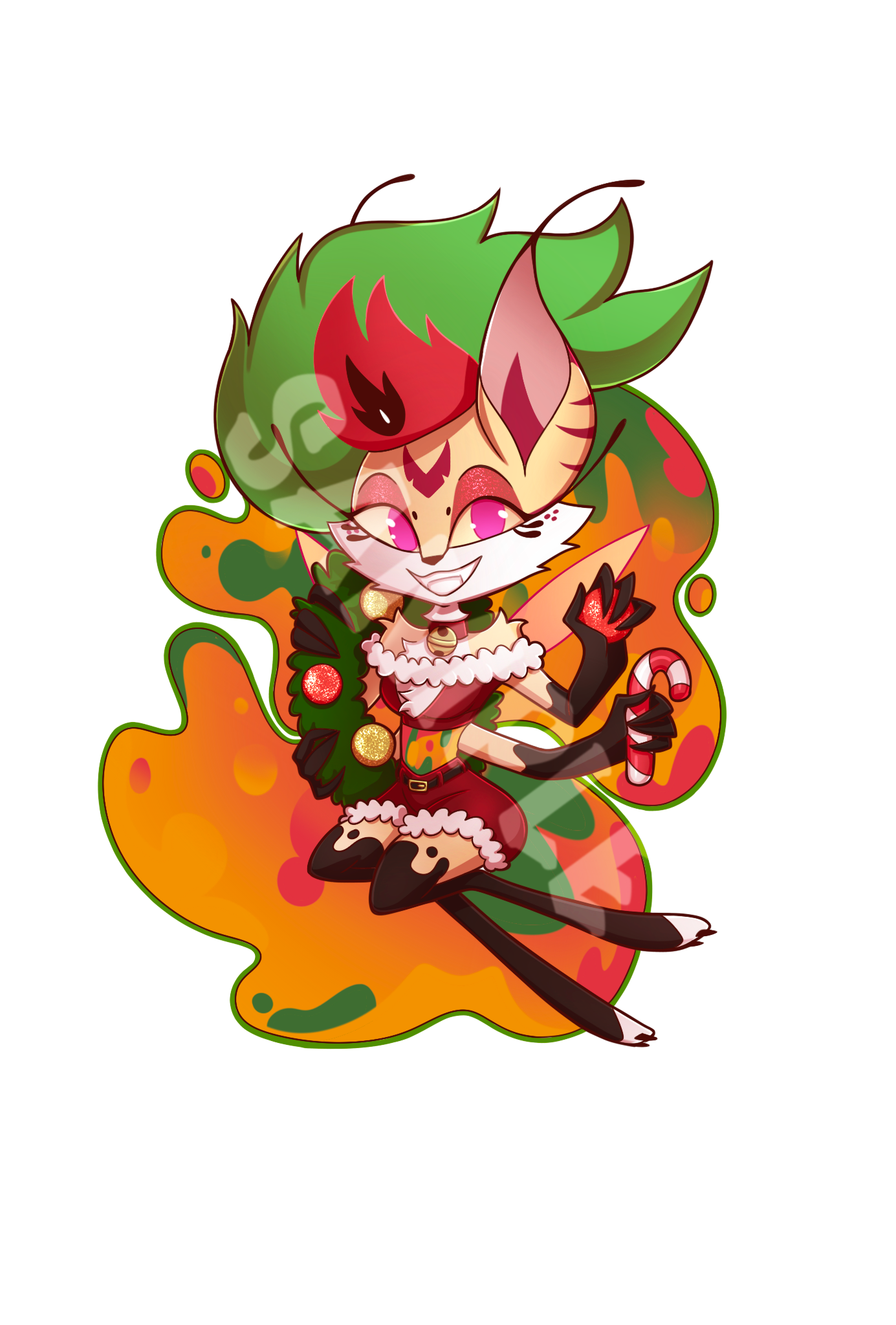 Beelzebub Holiday Keychain