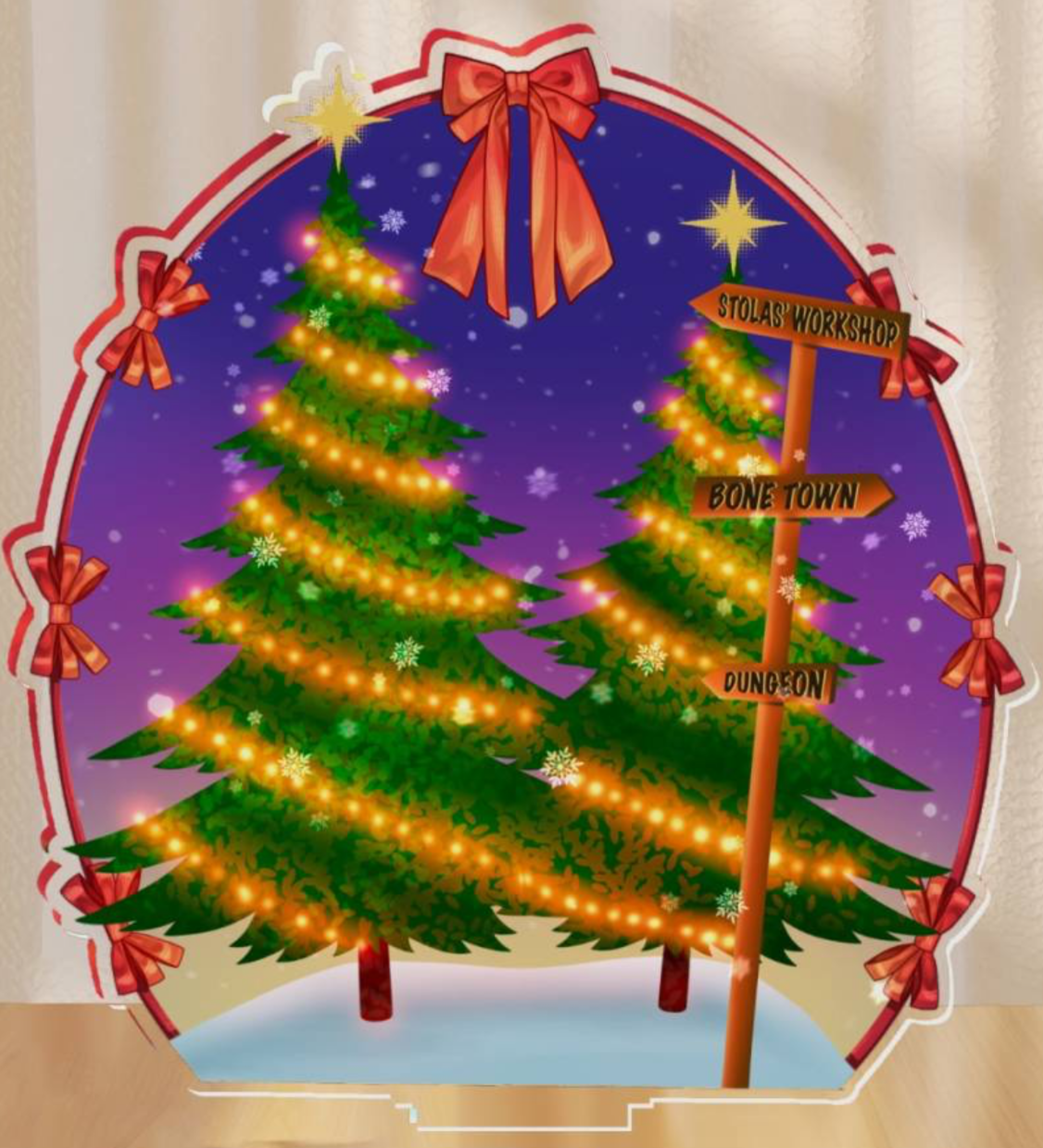 Holiday Stolitz Standee