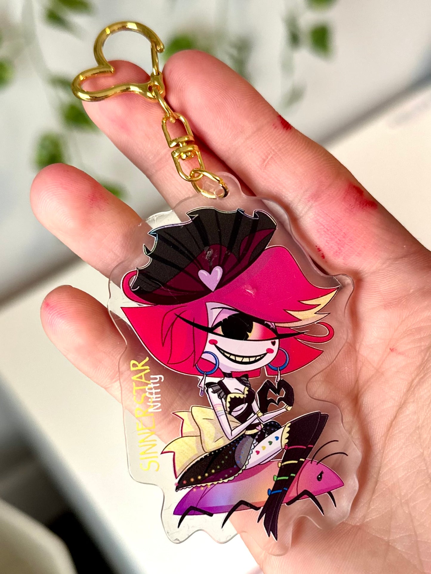 Hazbin Hotel Pride Keychains