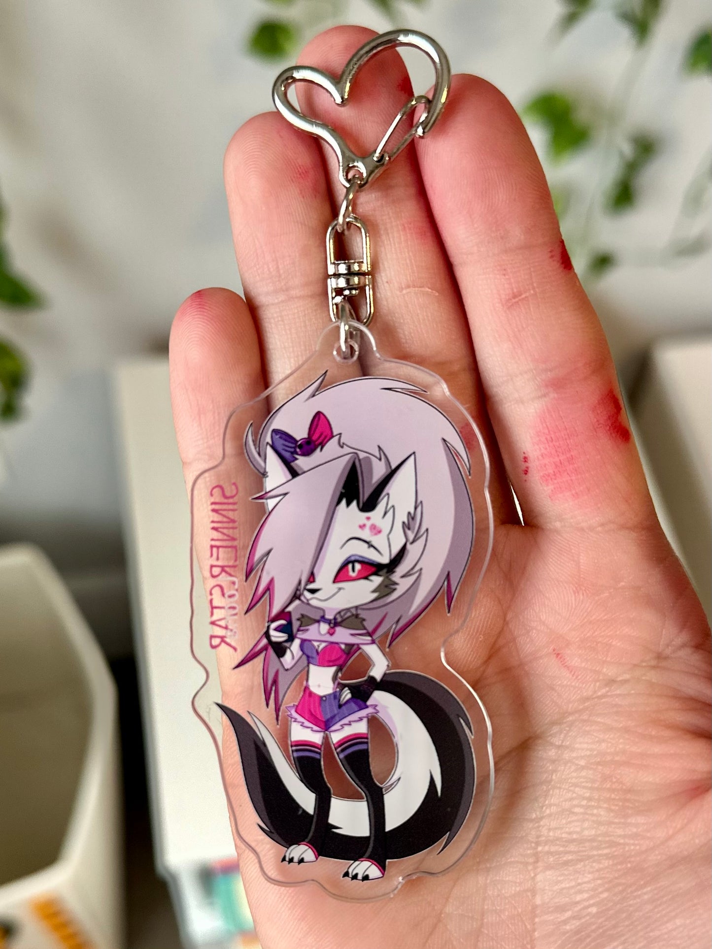 Helluva Boss Pride Keychain