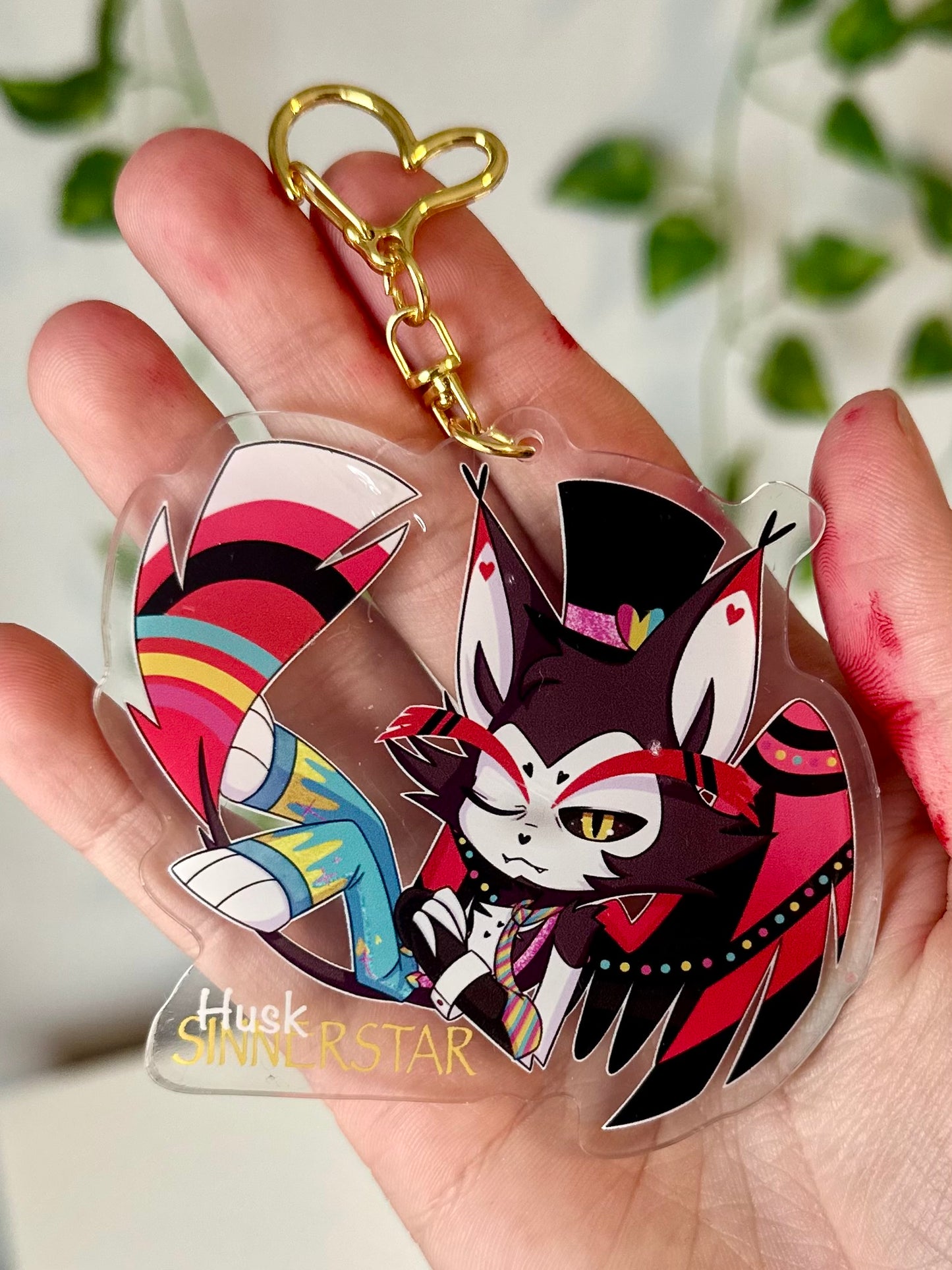 Hazbin Hotel Pride Keychains