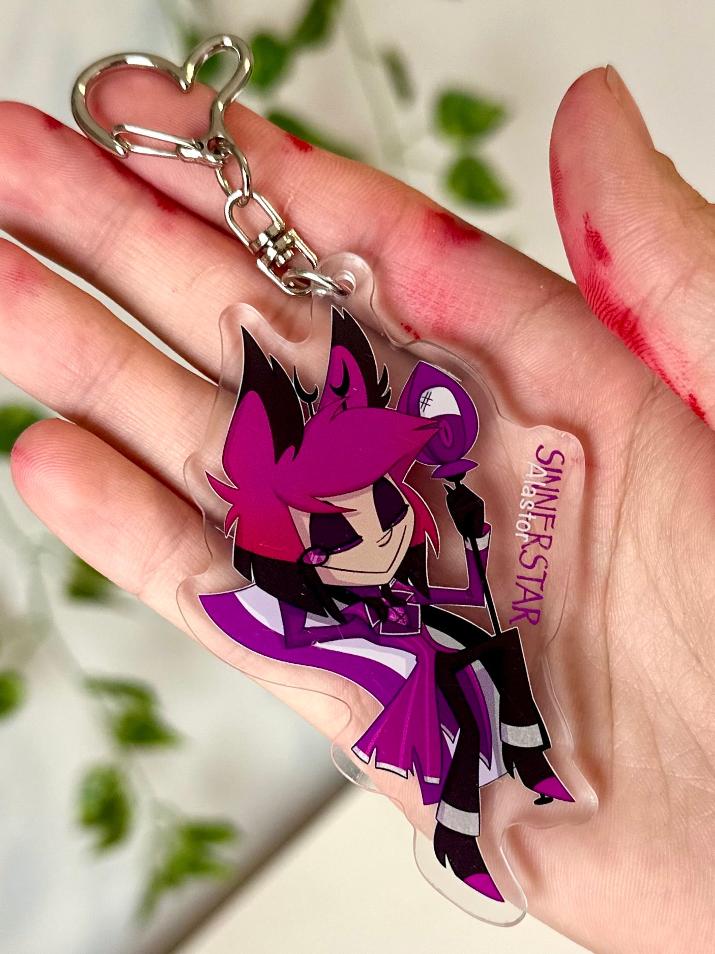 Hazbin Hotel Pride Keychains