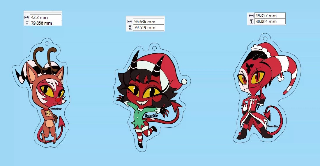 IMP Holiday Keyrings