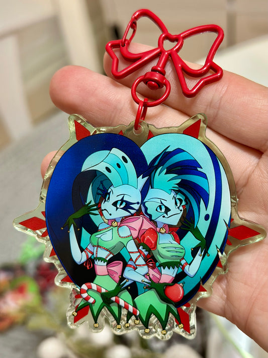 Glitz&Glam Holiday Keychain