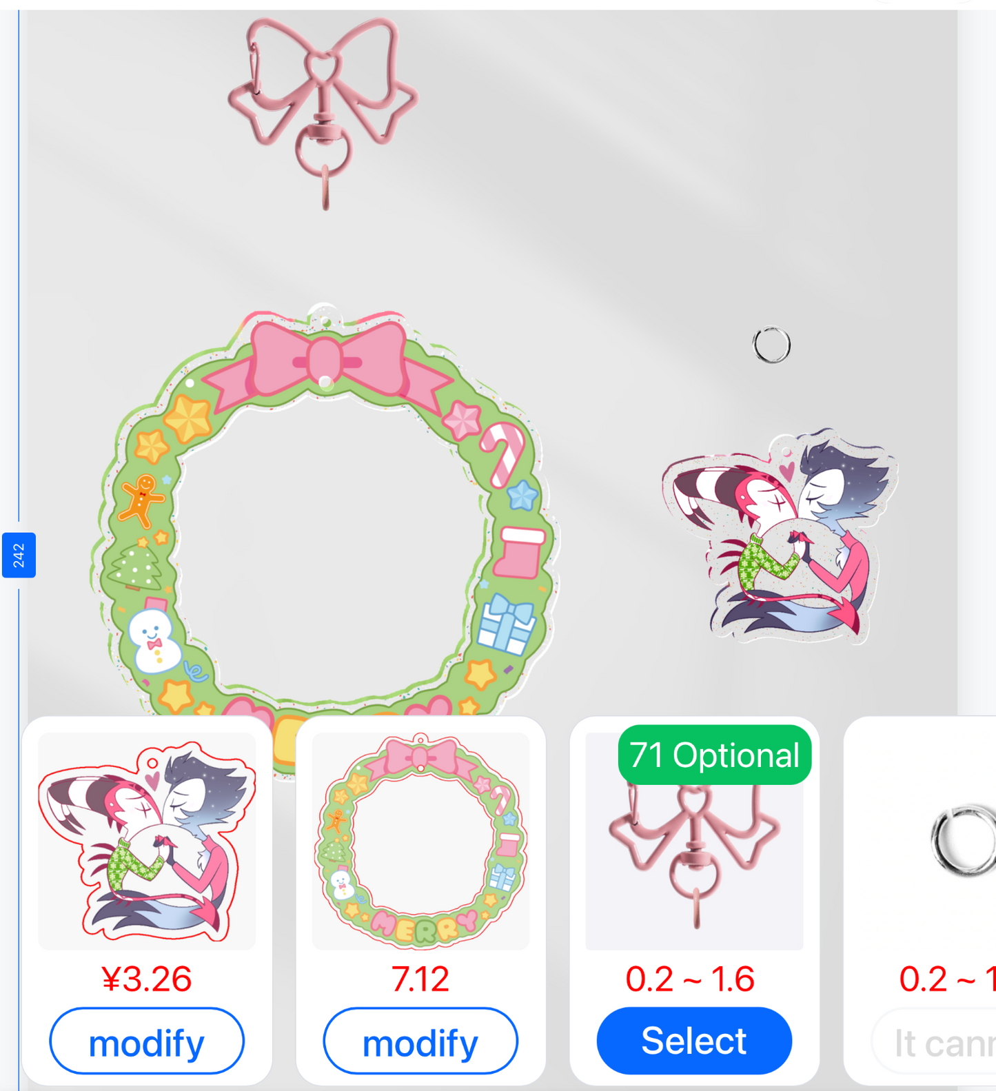 Stolitz Wreath Keychain