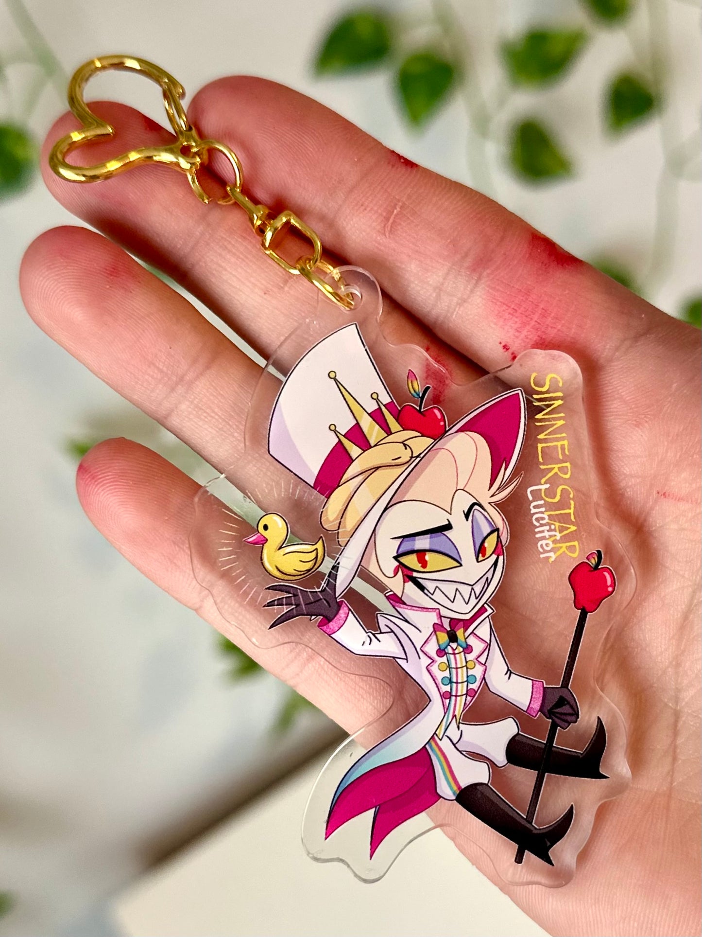 Hazbin Hotel Pride Keychains