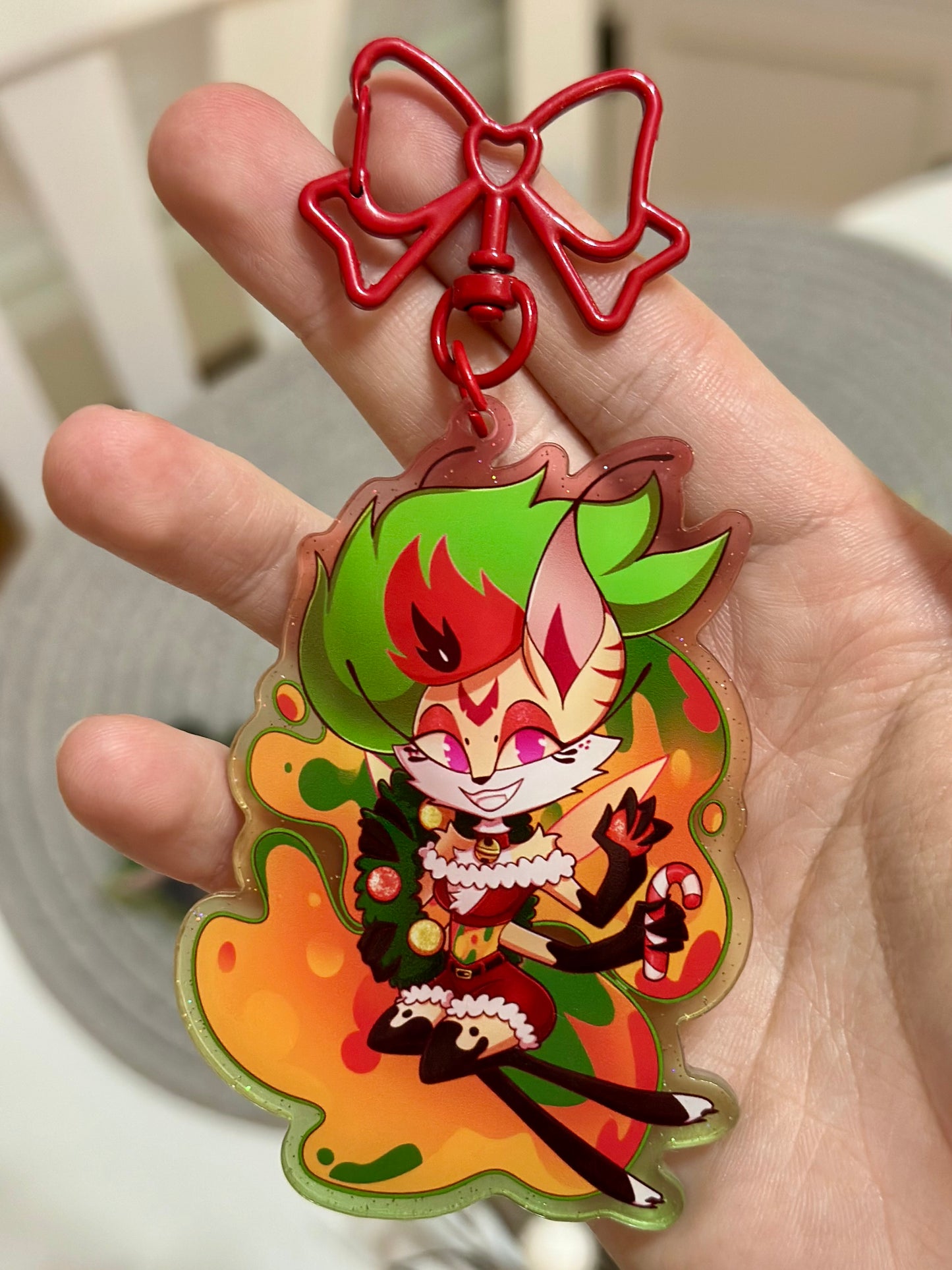 Beelzebub Holiday Keychain