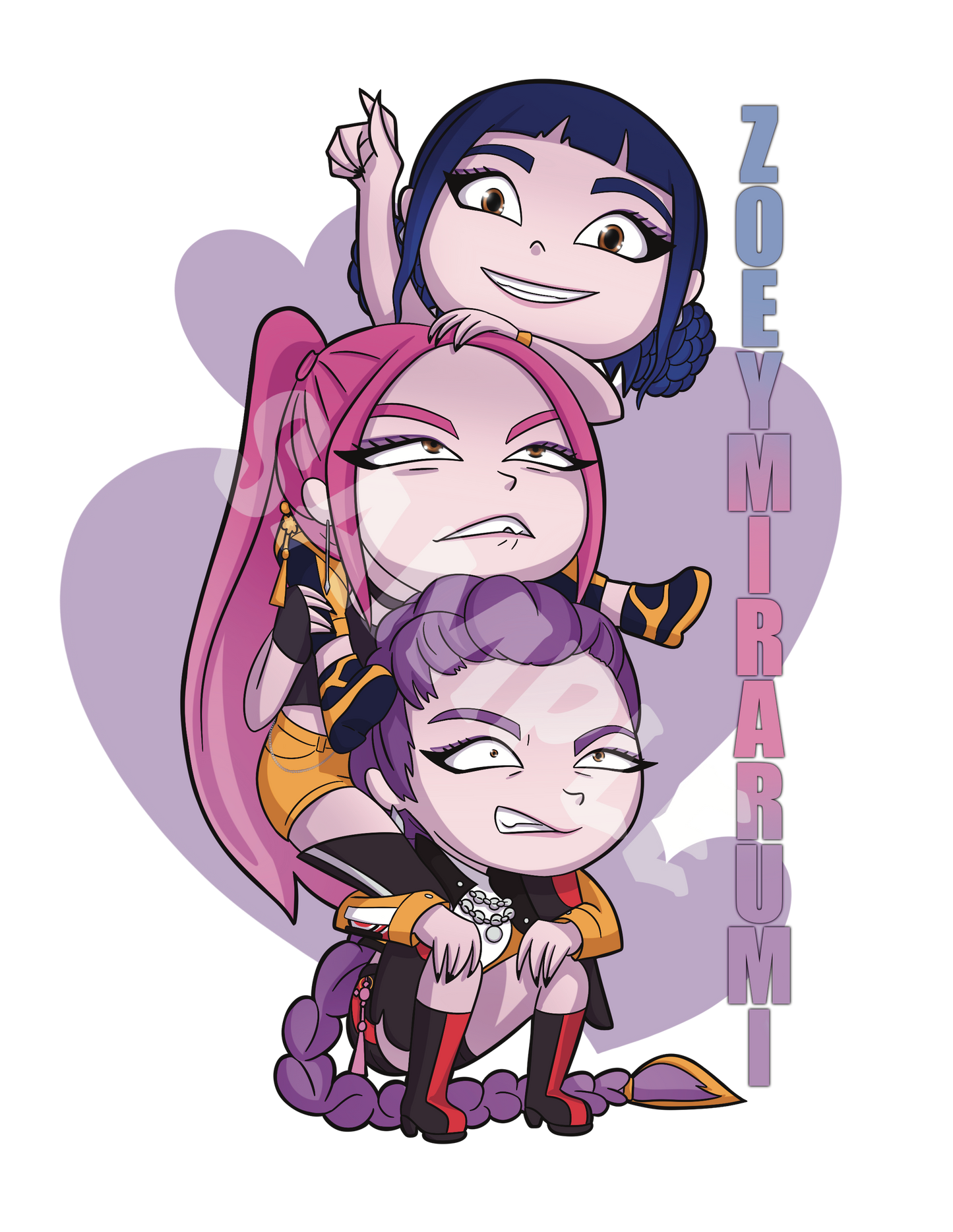 K-POP Demon Hunters Keychain